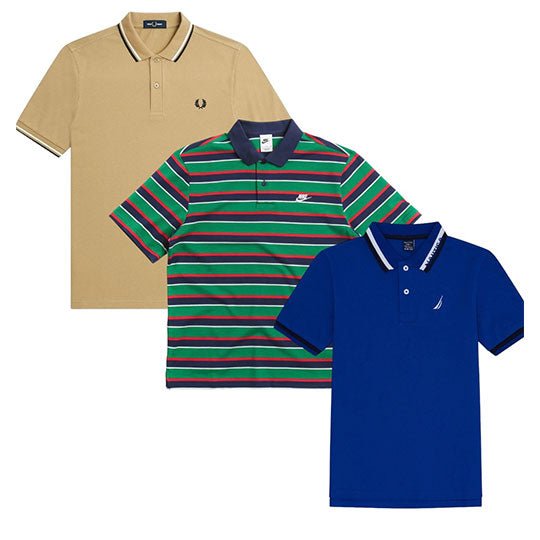 BRANDED COLLAR T - SHIRTS - Wing Vintage Wholesale