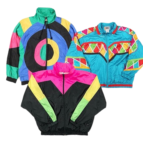 50X CRAZY COLOURED JACKETS