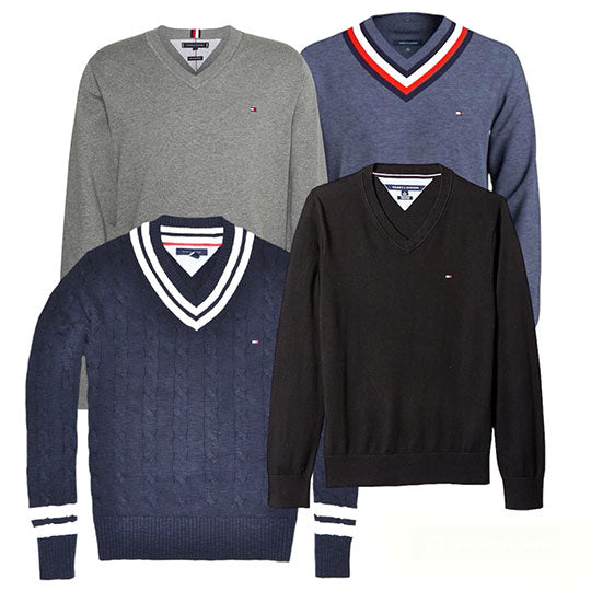 40X TOMMY V-NECK SWEATERS